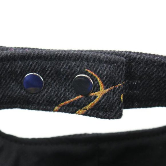 Chanel 22P Black Denim x Pink CC Logo All Over Baseball Cap 98ck323s - Picture 4 of 12